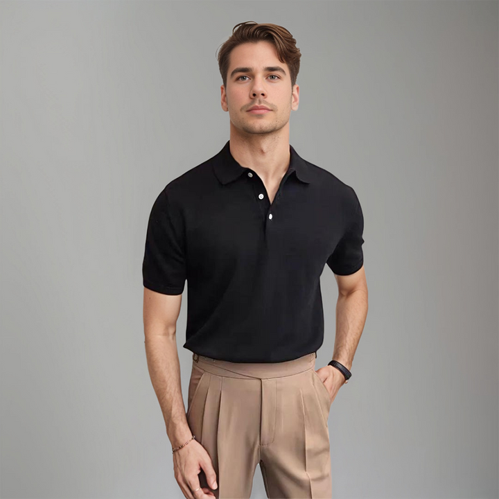 Polo Classique Élégant pour Hommes Bernardo pour un Style Intemporel