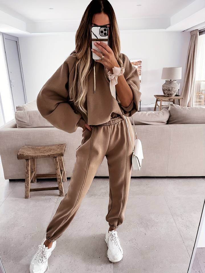 Karina - Ensemble stylé de sweat à capuche surdimensionné et de pantalon de jogging pour femmes