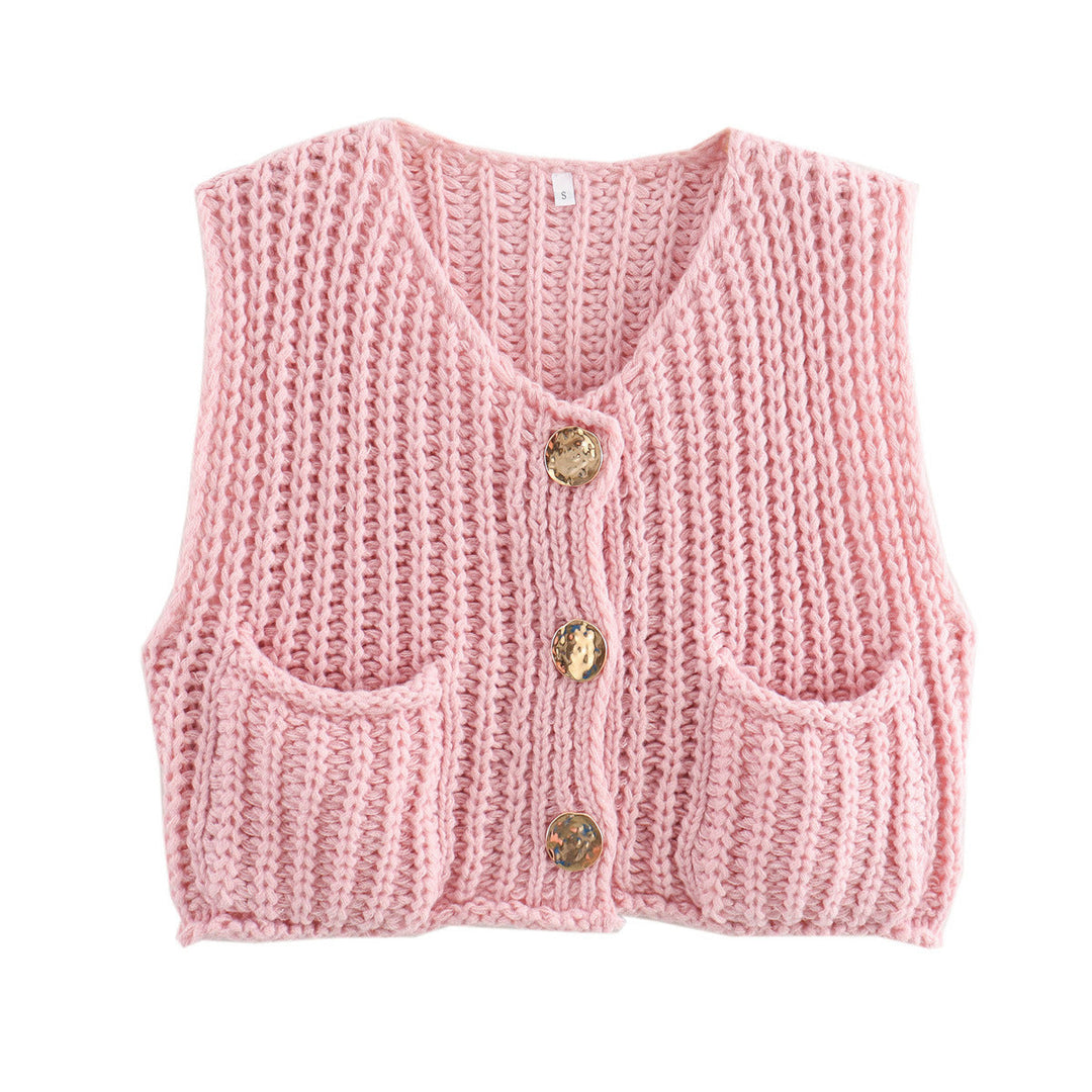 Lana - Gilet sans manches élégant en tricot pour une allure chic et confortable
