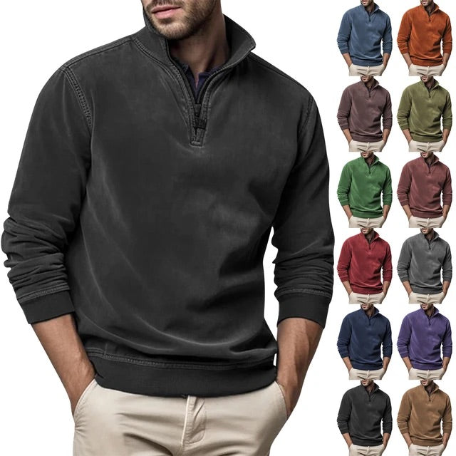 Koen™ Pull-over en Fleece pour Hommes - Un Pull Confortable et Stylé