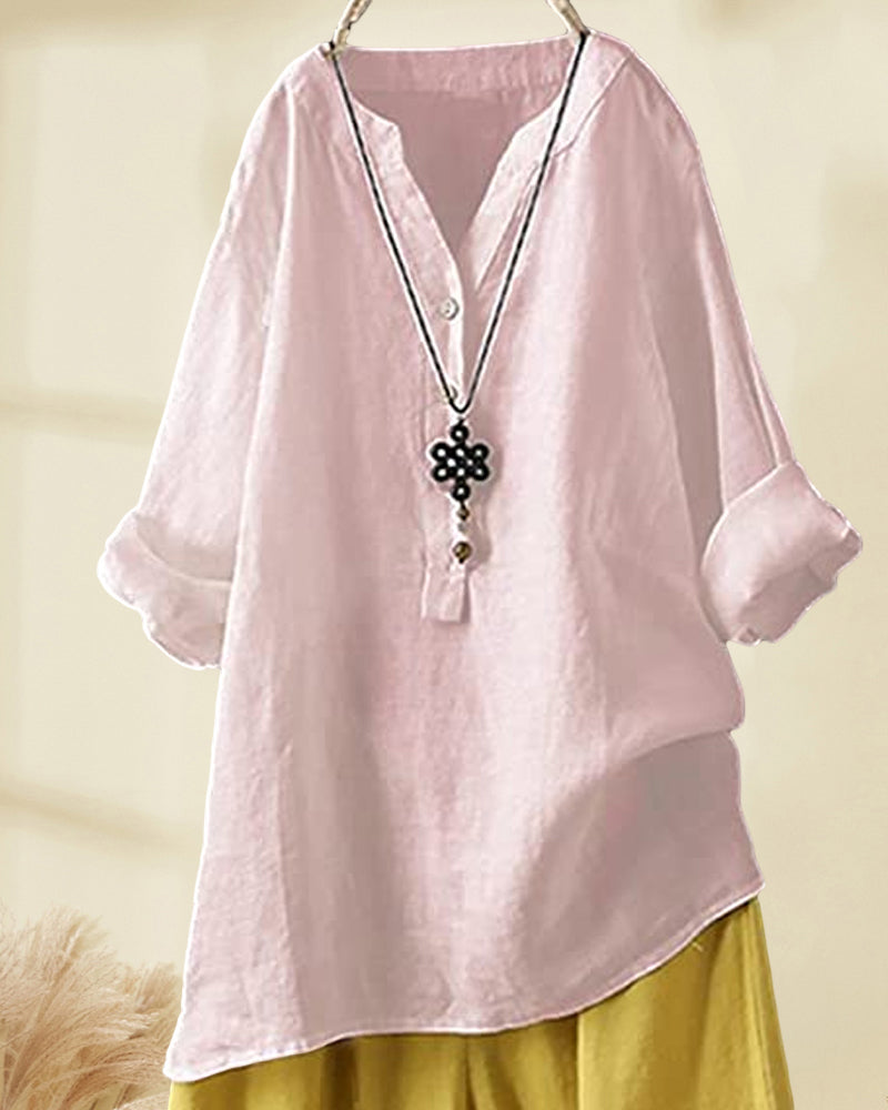 Blouse Gabi à manches longues élégante pour un look stylé