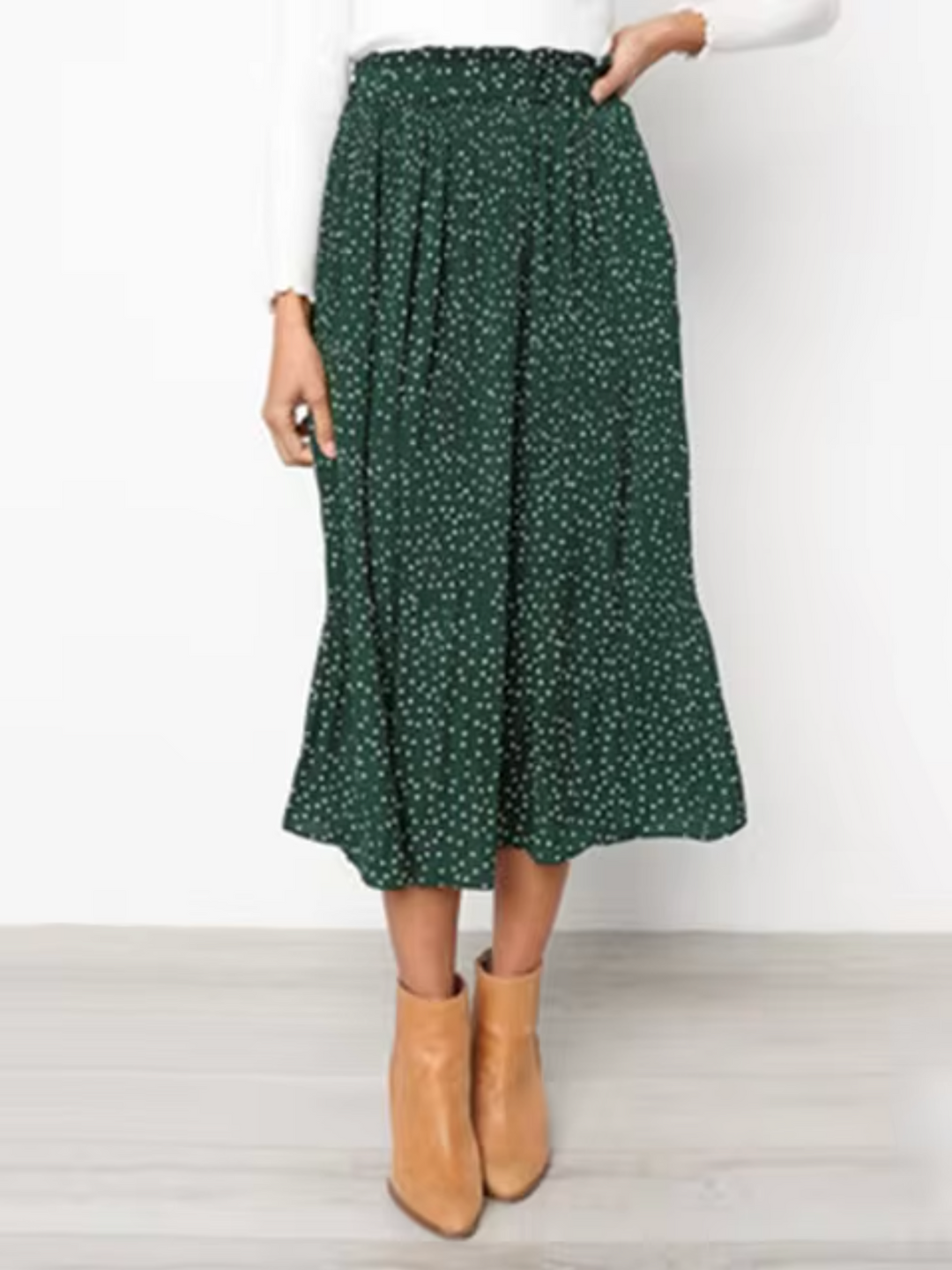 Fiorine - Jupe midi à imprimé animal élégant pour un look stylé