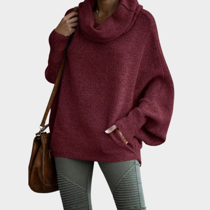 Sienna™ - Pull en maille à manches chauve-souris pour un confort élégant