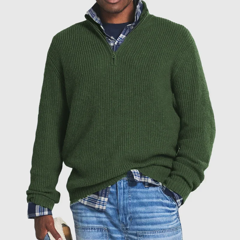 Kasper™ Sweat-shirt zippé pour hommes - Un gilet oversize élégant et confortable