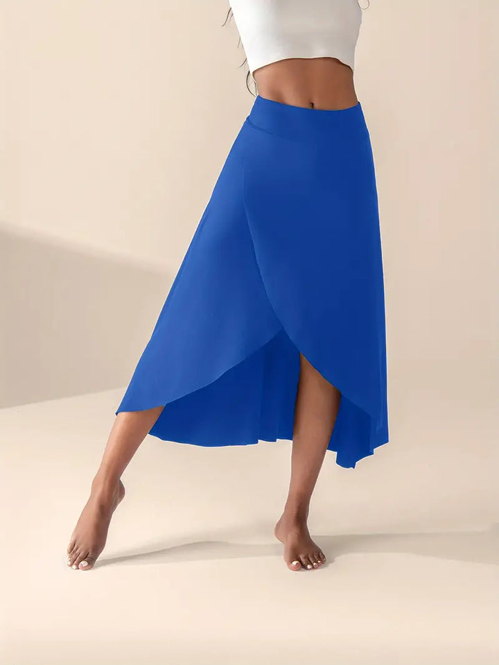 Lyssia - Jupe asymétrique sportive et tendance avec poches pratiques