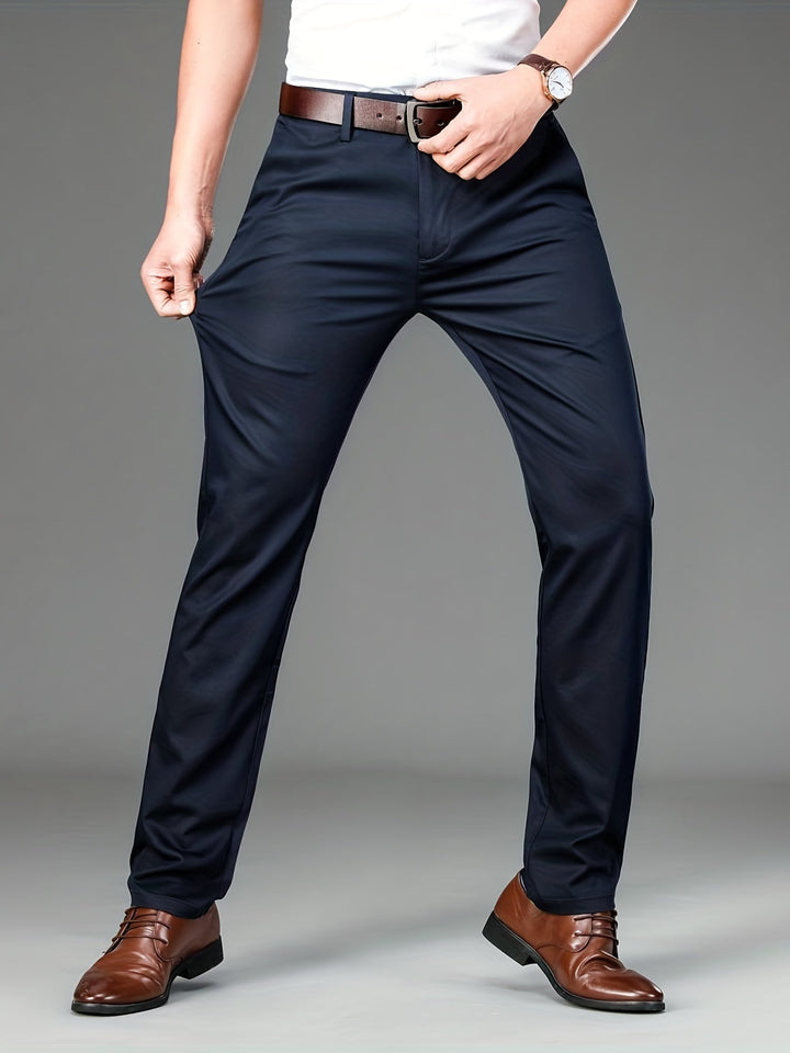 Victor - Pantalon Stretch Ajusté Intemporel pour Confort et Style