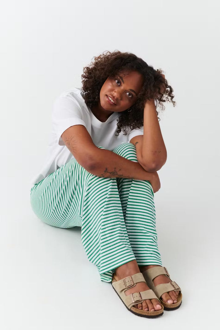 Elise - Pantalon lounge rayé élégant pour un confort maximal