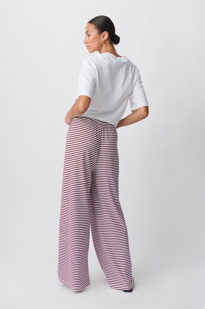 Elise - Pantalon lounge rayé élégant pour un confort maximal