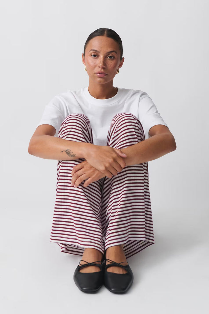 Elise - Pantalon lounge rayé élégant pour un confort maximal