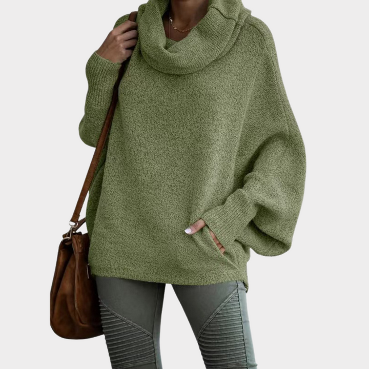 Sienna™ - Pull en maille à manches chauve-souris pour un confort élégant