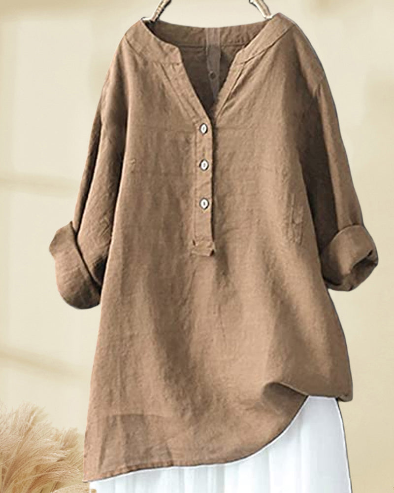 Blouse Gabi à manches longues élégante pour un look stylé