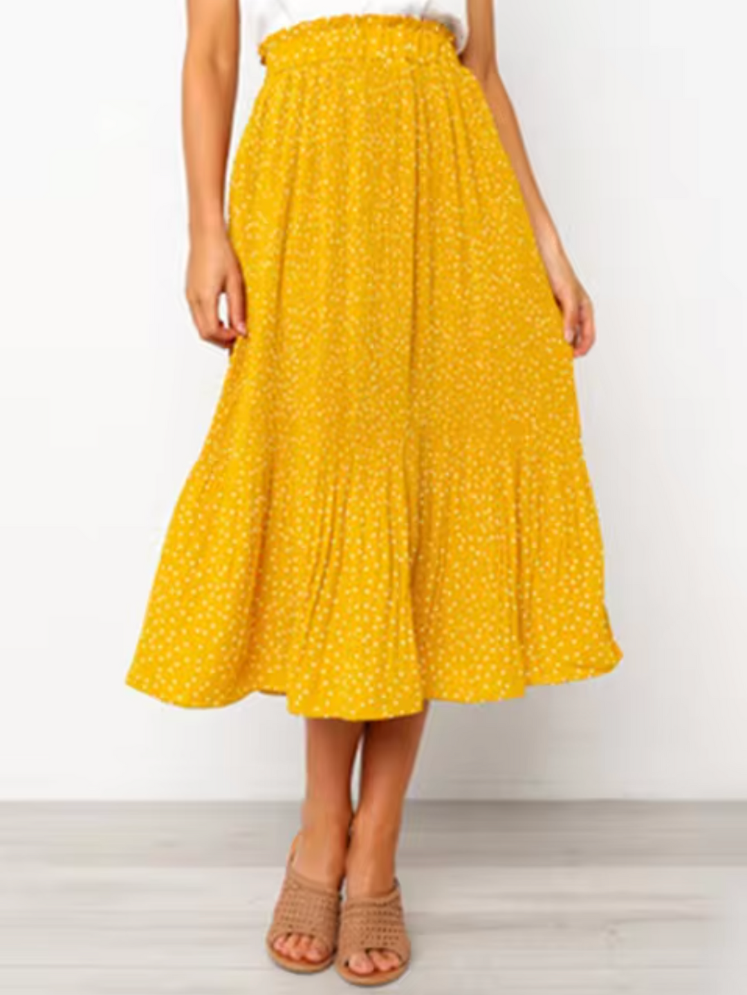 Fiorine - Jupe midi à imprimé animal élégant pour un look stylé