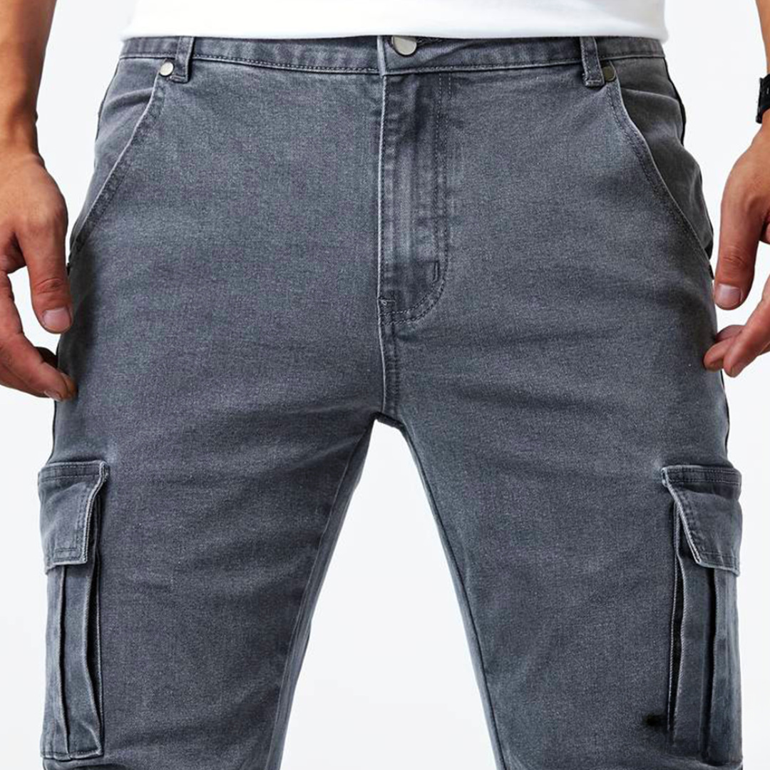 Pierre™ - Pantalon cargo en tissu stretch