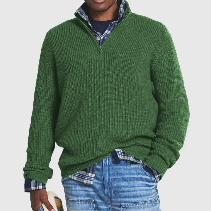 Kasper™ Sweat-shirt zippé pour hommes - Un gilet oversize élégant et confortable