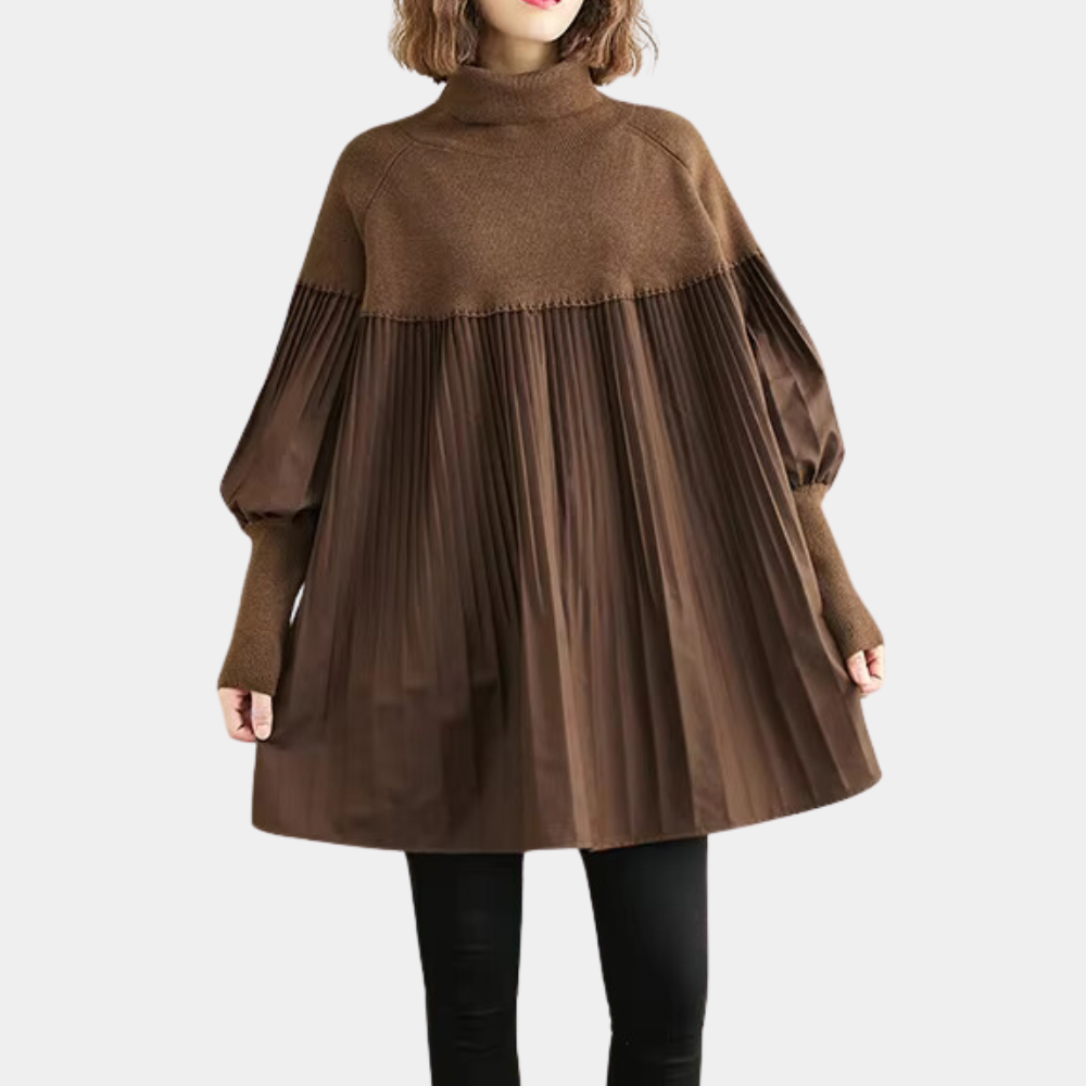 Raiza - Pull Élégant et Tendance avec Pliés Chic pour Femmes