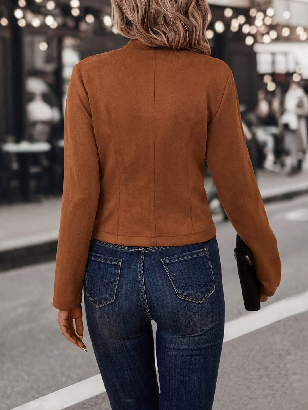 Doris - Veste ouverte double face stylée pour les femmes soucieuses de la mode