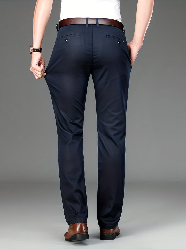 Victor - Pantalon Stretch Ajusté Intemporel pour Confort et Style