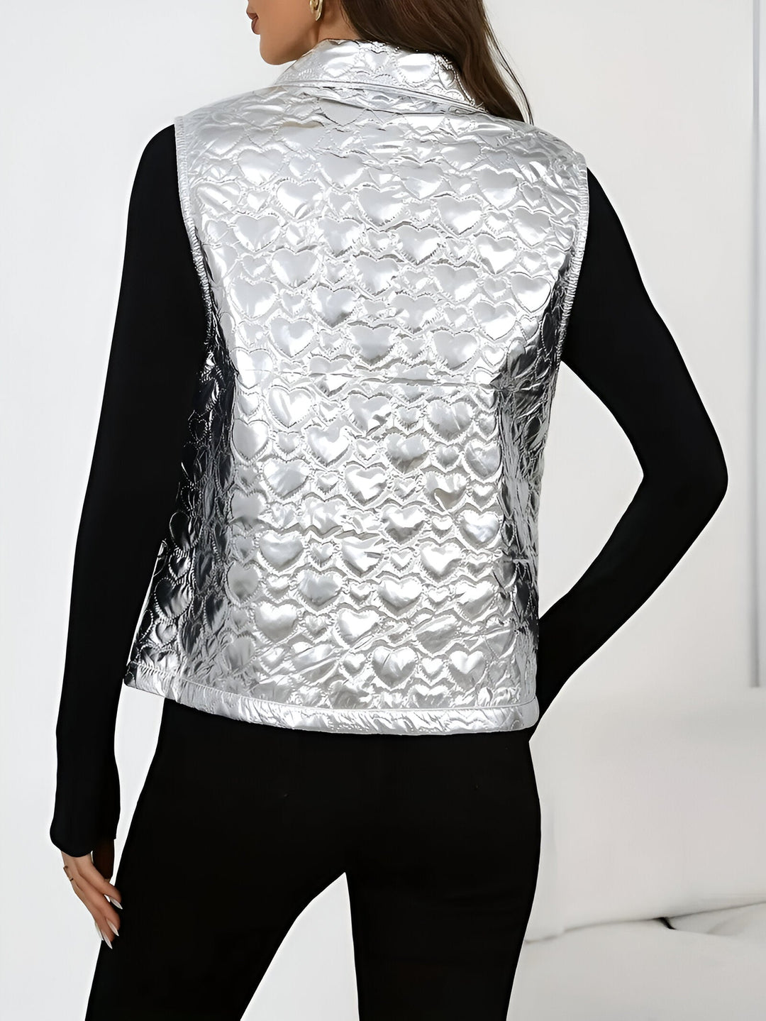 Charlize - Gilet sans manches élégant avec un joli design en forme de cœur