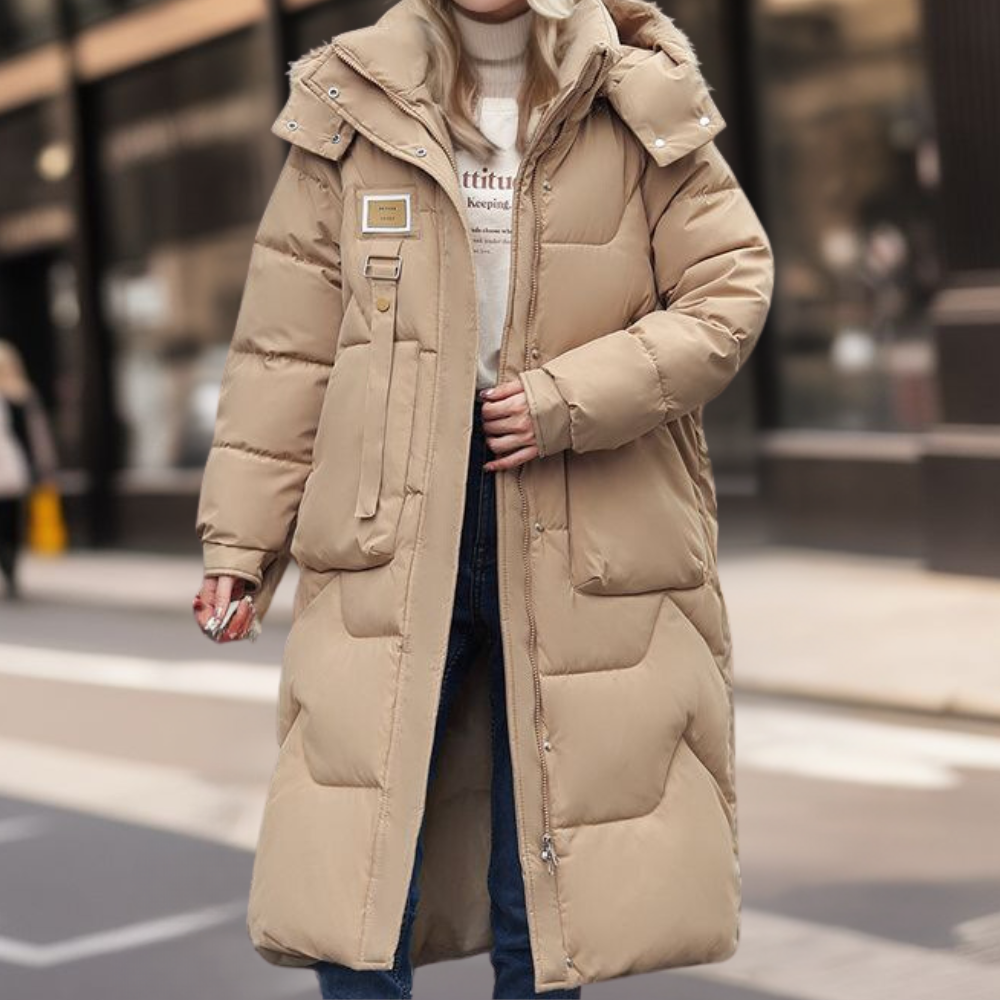 HANNIA - Manteau d'hiver élégant et luxueux pour femmes