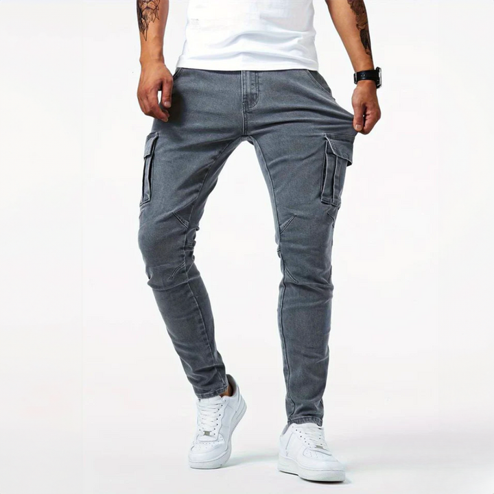 Pierre™ - Pantalon cargo en tissu stretch