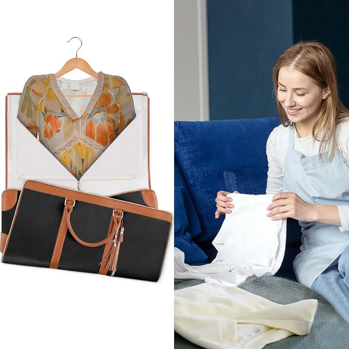 Sac de voyage spacieux et portable avec un design pliable pour plus de praticité.