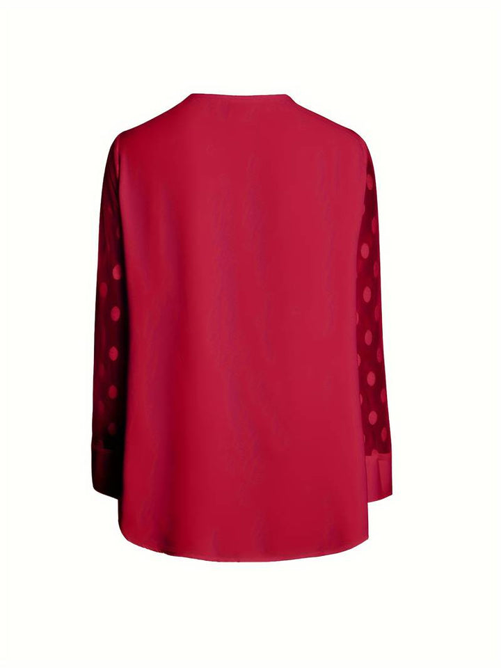Kariselle | Blouse en maille à manches longues pour femmes - Top luxueux et respirant pour un look élégant