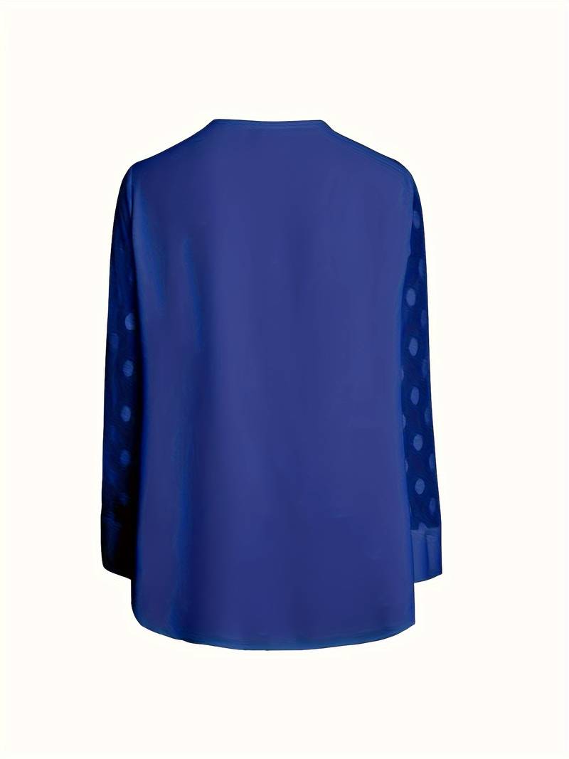 Kariselle | Blouse en maille à manches longues pour femmes - Top luxueux et respirant pour un look élégant