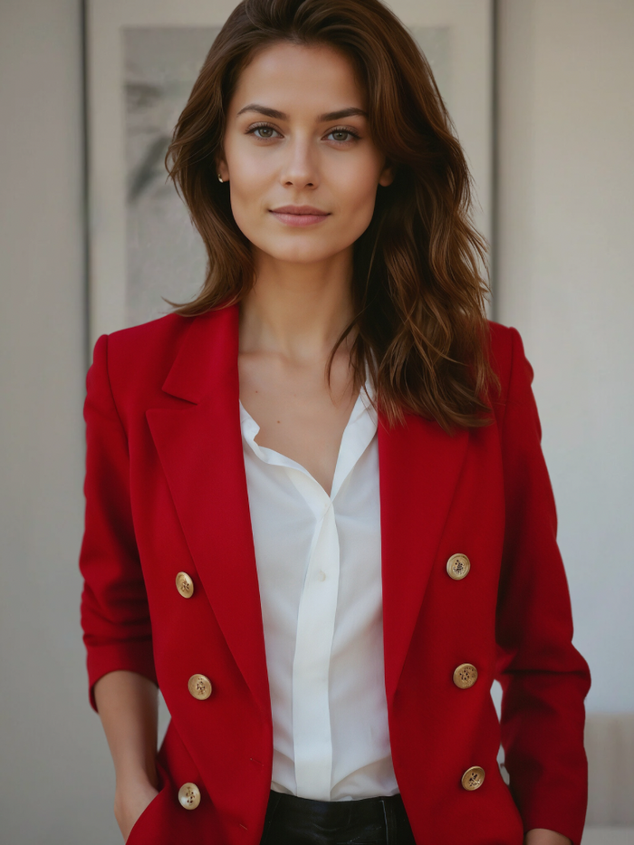 Rhea - Blazer de Luxe Élégante Sur Mesure pour un Look Stylé
