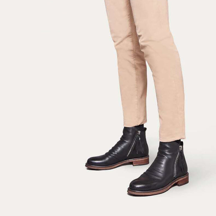 Bottes Chelsea en cuir classique et élégantes Jelle™ pour un style intemporel