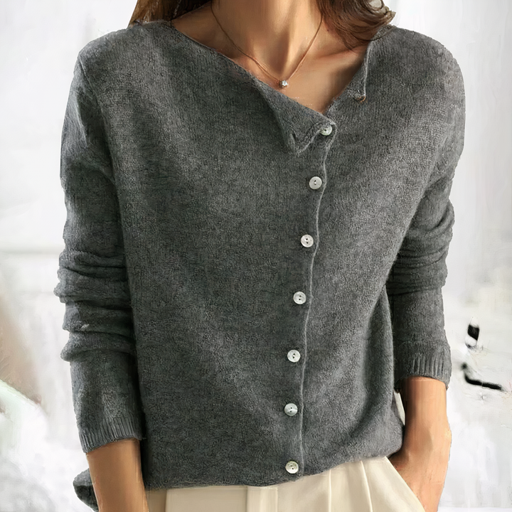 Cardigan à la mode avec fermeture à boutons - Arleth