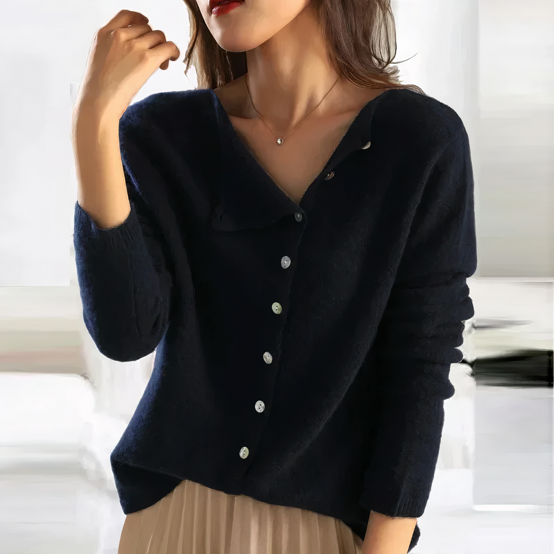 Cardigan à la mode avec fermeture à boutons - Arleth
