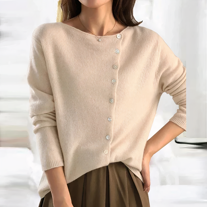 Cardigan à la mode avec fermeture à boutons - Arleth
