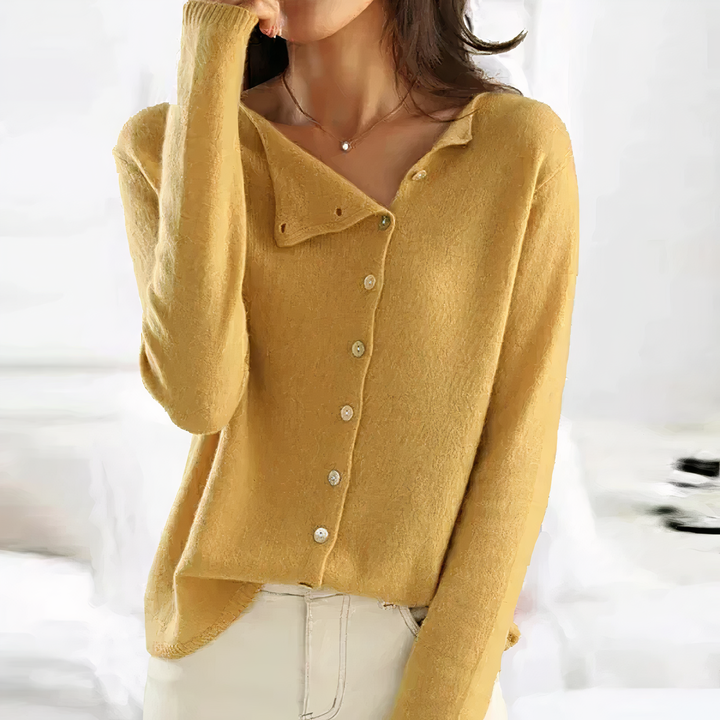 Cardigan à la mode avec fermeture à boutons - Arleth