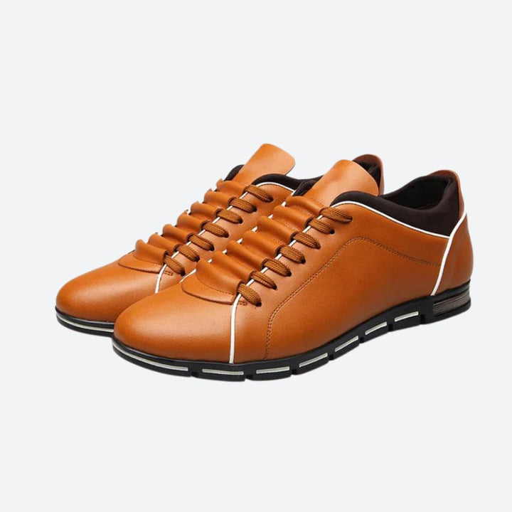 Baskets de loisirs stylées en cuir pour hommes - Aser