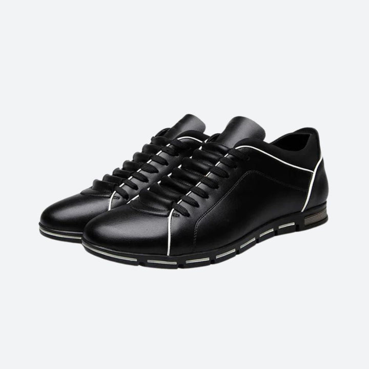 Baskets de loisirs stylées en cuir pour hommes - Aser