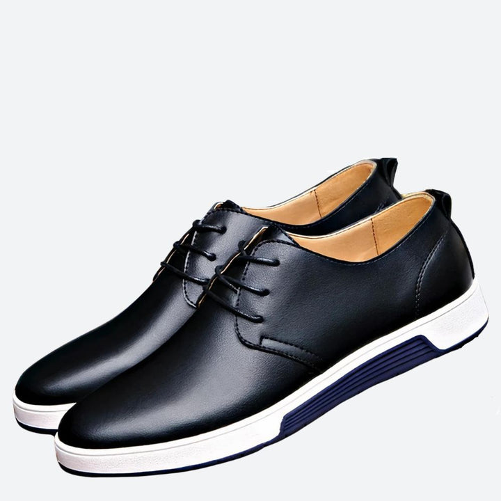 Chaussures orthopédiques élégantes en cuir pour hommes - août