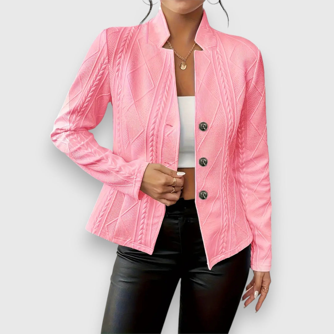 Dobrava - Veste pour femme élégante avec un motif texturé chic