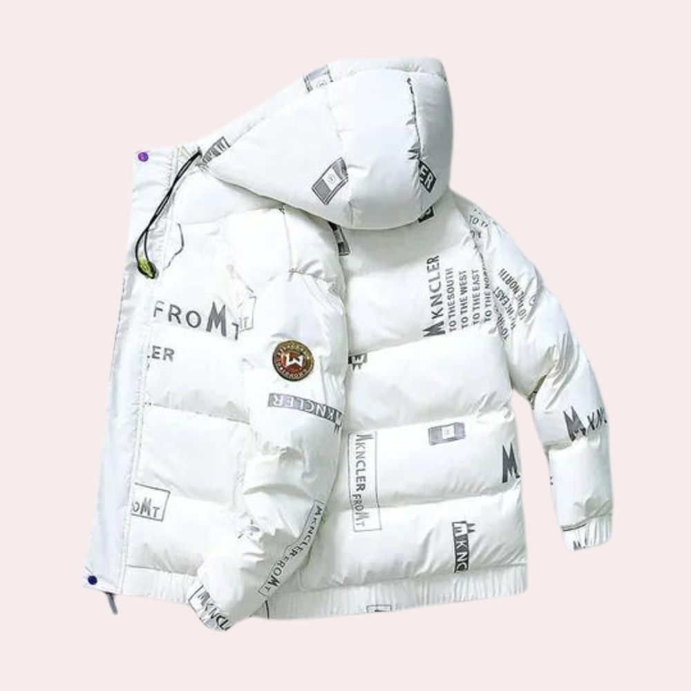 Alfred - Manteau d'hiver stylé avec capuche pour hommes