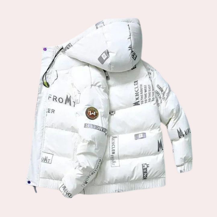 Alfred - Manteau d'hiver stylé avec capuche pour hommes