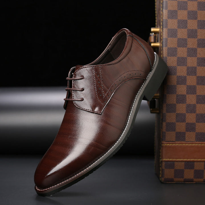 Gideon™ Luxe Élégant Chaussures Derby en Cuir pour Hommes pour un Confort Chic