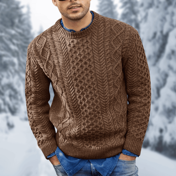 Kyan™ Luxe Pull and Laine pour Hommes : Chaleur et Elegance pour cet Hiver