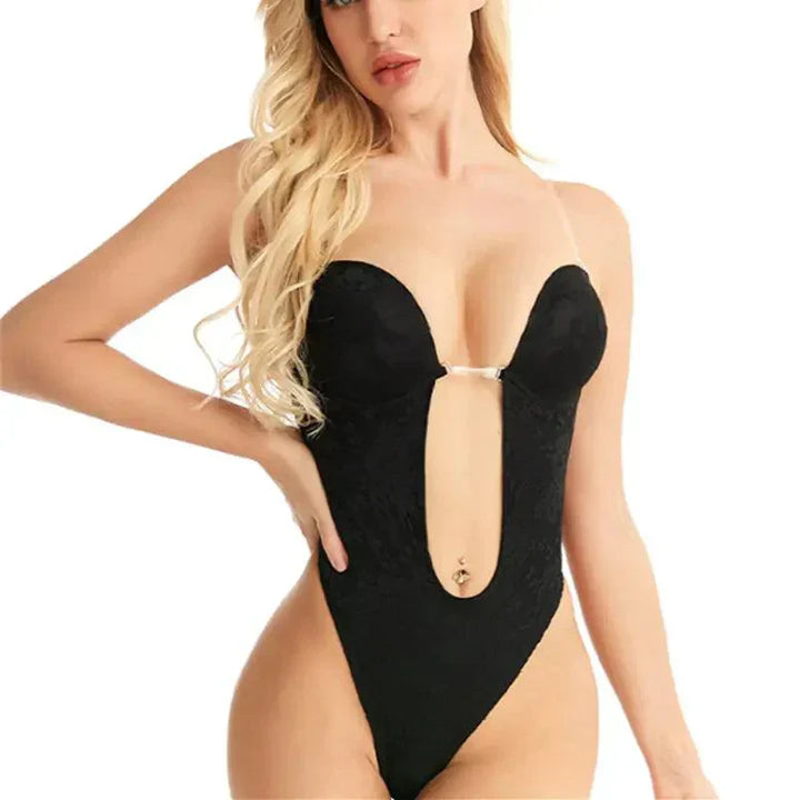 BareFit Bodyshaper Invisible Femmes Sans Dos - Set de 2 Forme de Corps à Décolleté en V Profond