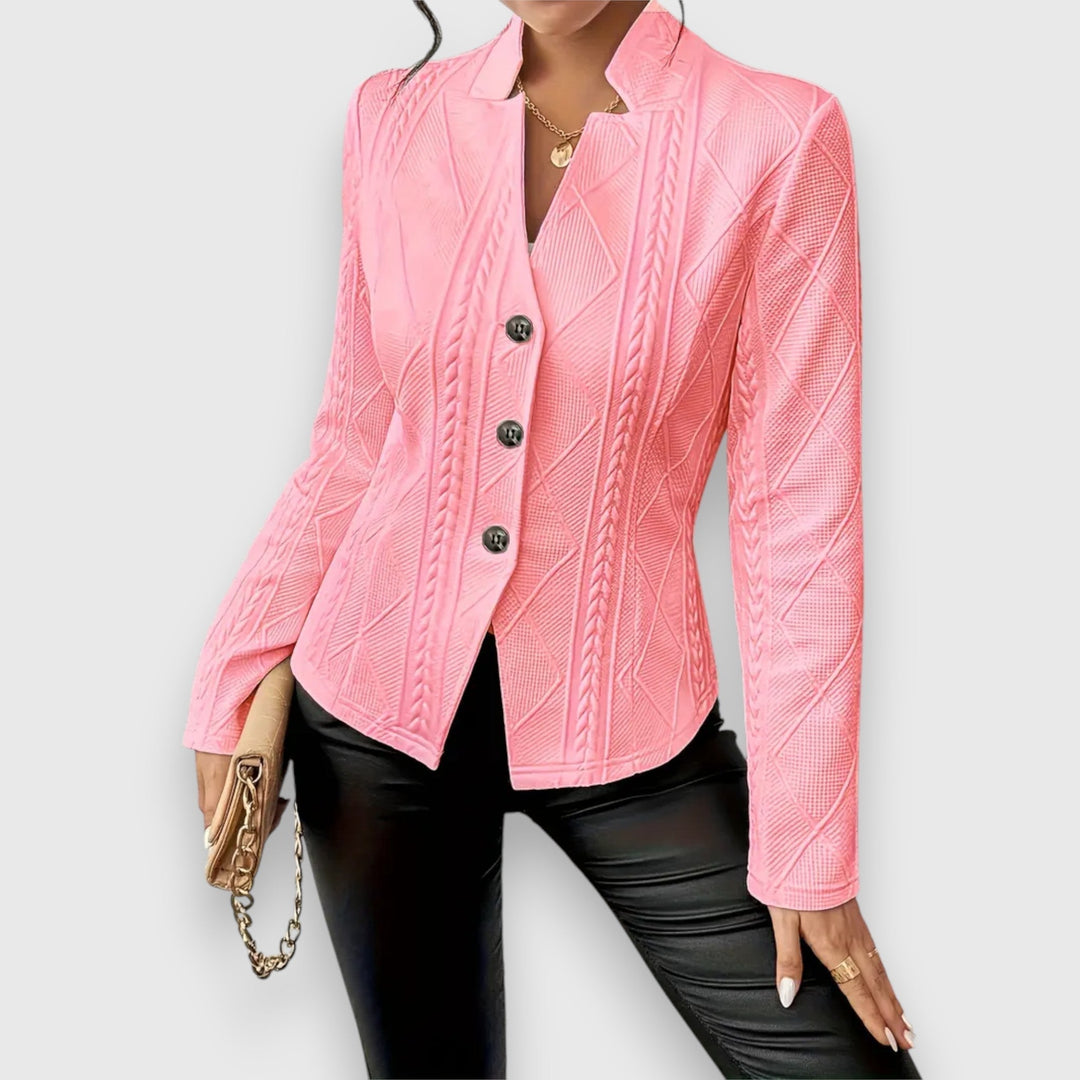 Dobrava - Veste pour femme élégante avec un motif texturé chic
