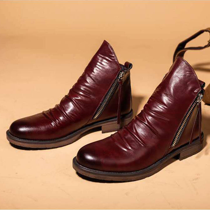 Bottes Chelsea en cuir classique et élégantes Jelle™ pour un style intemporel