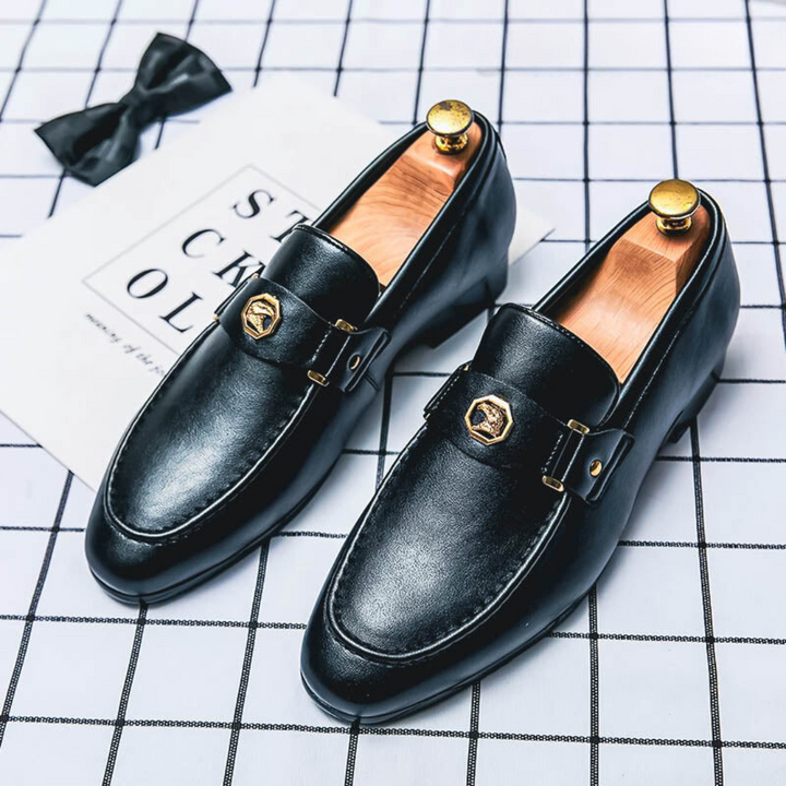 Elmar™ Luxe Élégants Mocassins pour Hommes avec Détails Dorés Raffinés