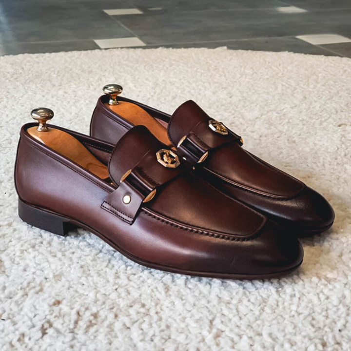 Elmar™ Luxe Élégants Mocassins pour Hommes avec Détails Dorés Raffinés