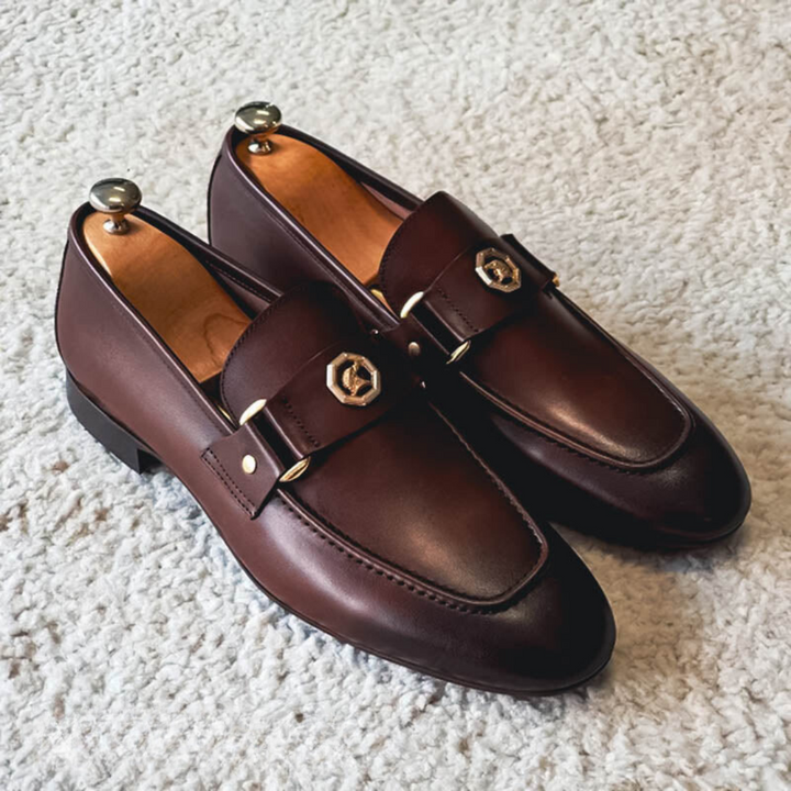 Elmar™ Luxe Élégants Mocassins pour Hommes avec Détails Dorés Raffinés