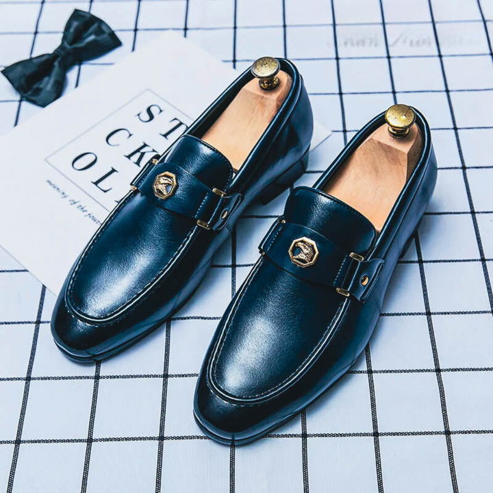 Elmar™ Luxe Élégants Mocassins pour Hommes avec Détails Dorés Raffinés