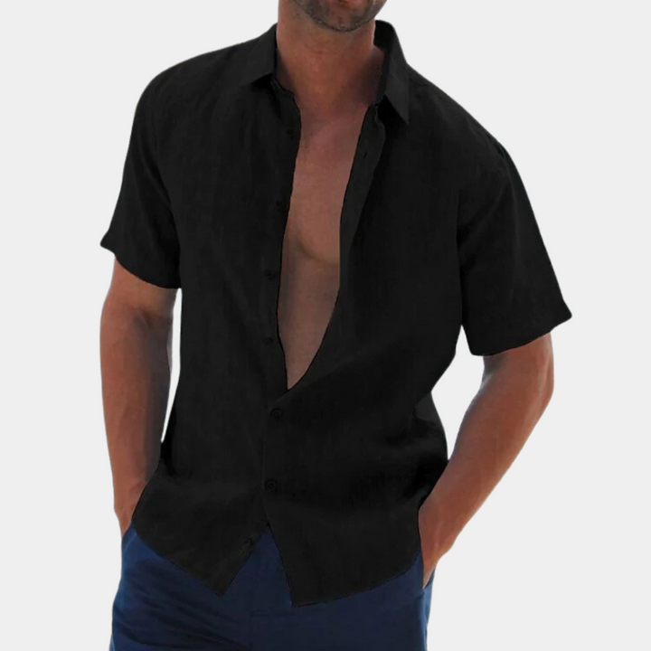 Chemise élégante pour homme à manches courtes confortables de Bart