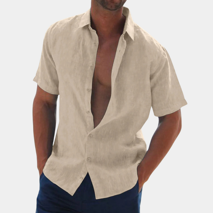 Chemise élégante pour homme à manches courtes confortables de Bart